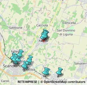 Mappa Via San Luigi, 42019 Arceto RE, Italia (2.4115)