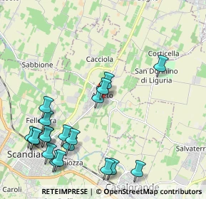 Mappa Via San Luigi, 42019 Arceto RE, Italia (2.562)