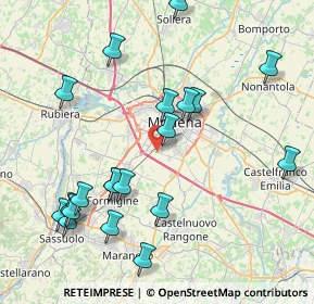 Mappa Stradello Poli, 41126 Modena MO, Italia (9.095)