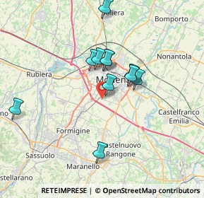 Mappa Stradello Poli, 41126 Modena MO, Italia (6.24727)