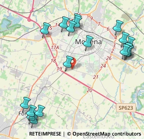 Mappa Stradello Poli, 41126 Modena MO, Italia (5.38842)