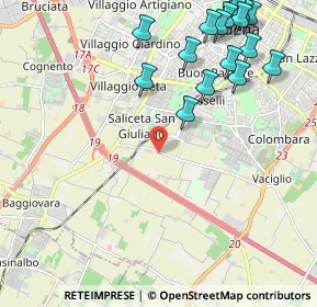 Mappa Stradello Poli, 41126 Modena MO, Italia (2.8925)