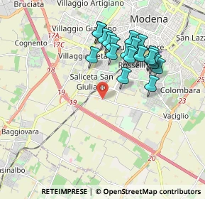 Mappa Stradello Poli, 41126 Modena MO, Italia (1.781)