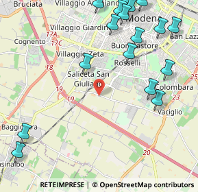 Mappa Stradello Poli, 41126 Modena MO, Italia (2.87)