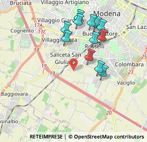 Mappa Stradello Poli, 41126 Modena MO, Italia (1.84583)