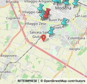 Mappa Stradello Poli, 41126 Modena MO, Italia (2.69167)