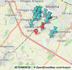 Mappa Stradello Poli, 41126 Modena MO, Italia (1.8465)