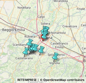 Mappa Stradello Poli, 41126 Modena MO, Italia (9.61929)