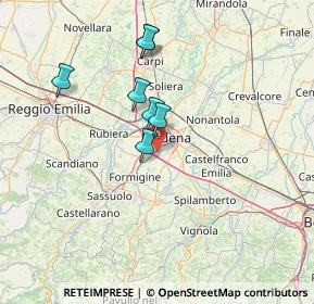 Mappa Stradello Poli, 41126 Modena MO, Italia (20.60636)