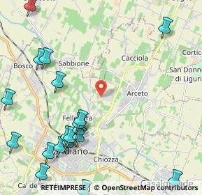 Mappa Via Babilonia, 42019 Scandiano RE, Italia (3.062)