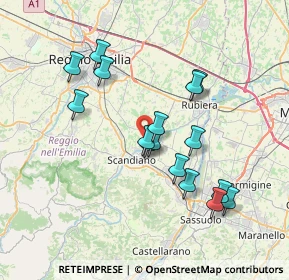 Mappa Via Babilonia, 42019 Scandiano RE, Italia (6.785)