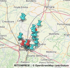 Mappa Via Savenella, 40061 Minerbio BO, Italia (12.183)