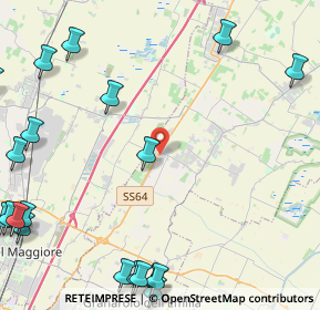 Mappa Via Savenella, 40061 Minerbio BO, Italia (6.9425)