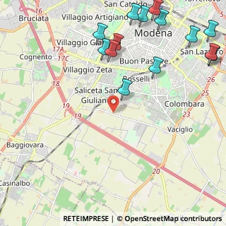 Mappa Strada Contrada, 41126 Modena MO, Italia (3.01643)