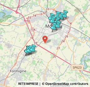 Mappa Strada Contrada, 41126 Modena MO, Italia (3.675)