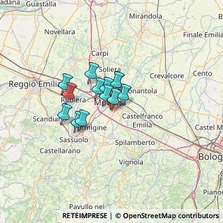 Mappa Via Lerici, 41126 Modena MO, Italia (8.64538)