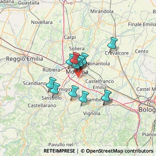 Mappa Via Lerici, 41126 Modena MO, Italia (9.97923)