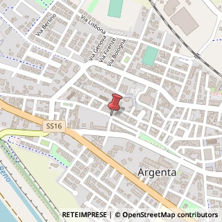 Mappa Via Antonio Gramsci, 12, 44011 Argenta, Ferrara (Emilia Romagna)