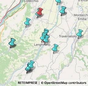 Mappa Via Tomasicchio, 43013 Langhirano PR, Italia (8.522)