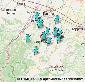 Mappa Via Tomasicchio, 43013 Langhirano PR, Italia (9.667)