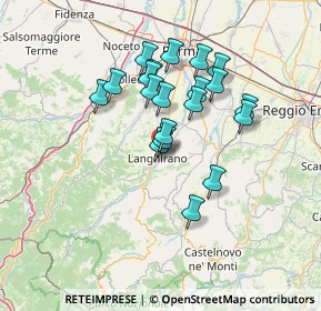 Mappa Via Tomasicchio, 43013 Langhirano PR, Italia (11.6175)