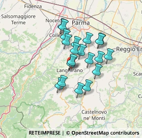 Mappa Via Tomasicchio, 43013 Langhirano PR, Italia (10.415)