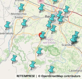 Mappa Strada Statale, 42020 Quattro Castella RE, Italia (10.305)