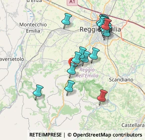 Mappa Strada Statale, 42020 Quattro Castella RE, Italia (7.85)