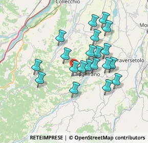 Mappa Strada Vallo di sotto, 43013 Langhirano PR, Italia (6.2615)