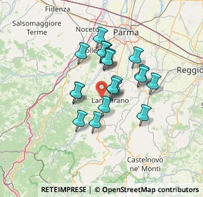 Mappa Strada Vallo di sotto, 43013 Langhirano PR, Italia (9.945)