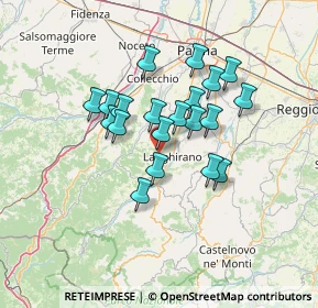 Mappa Strada Vallo di sotto, 43013 Langhirano PR, Italia (10.8)
