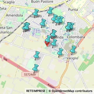 Mappa Via Guido Galli, 41126 Modena MO, Italia (0.9885)