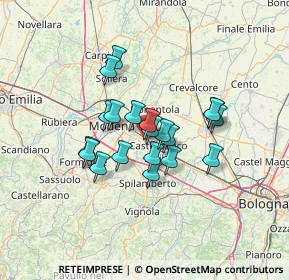 Mappa Via Alessandro Volta, 41013 Castelfranco Emilia MO, Italia (10)