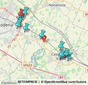 Mappa Via Alessandro Volta, 41013 Castelfranco Emilia MO, Italia (4.68786)