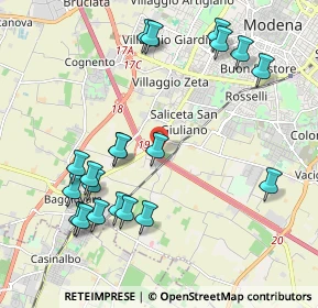 Mappa Via Stradella, 41125 Modena MO, Italia (2.283)