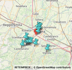 Mappa Via Stradella, 41125 Modena MO, Italia (9.36214)