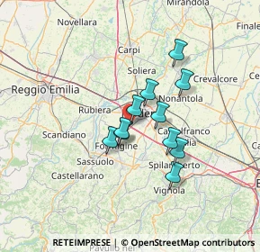 Mappa Via Stradella, 41125 Modena MO, Italia (9.87182)