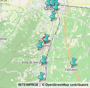 Mappa Via Rivoira, 12030 Manta CN, Italia (2.57182)