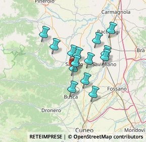 Mappa Via Rivoira, 12030 Manta CN, Italia (10.18571)