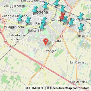 Mappa Via Grosseto, 41126 Modena MO, Italia (2.94154)