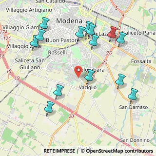 Mappa Via Grosseto, 41126 Modena MO, Italia (2.40643)