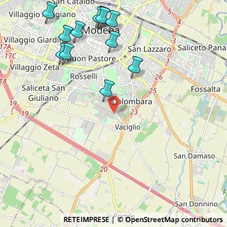 Mappa Via Grosseto, 41126 Modena MO, Italia (2.76667)