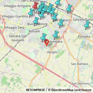 Mappa Via Grosseto, 41126 Modena MO, Italia (2.78556)