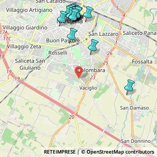 Mappa Via Grosseto, 41126 Modena MO, Italia (3.005)