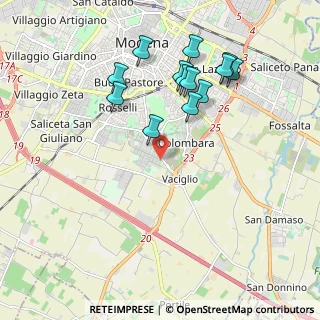 Mappa Via Grosseto, 41126 Modena MO, Italia (2.00538)