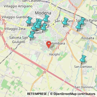 Mappa Via Grosseto, 41126 Modena MO, Italia (2.35667)