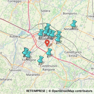 Mappa Via Grosseto, 41126 Modena MO, Italia (5.88643)