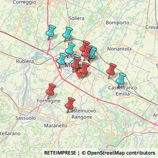 Mappa Via Grosseto, 41126 Modena MO, Italia (5.56133)