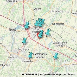 Mappa Via Grosseto, 41126 Modena MO, Italia (5.84417)