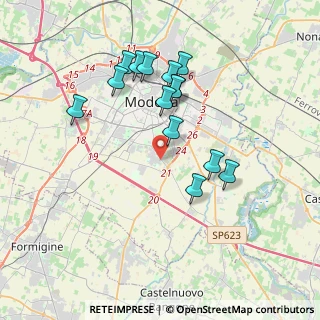 Mappa Via Grosseto, 41126 Modena MO, Italia (3.53571)